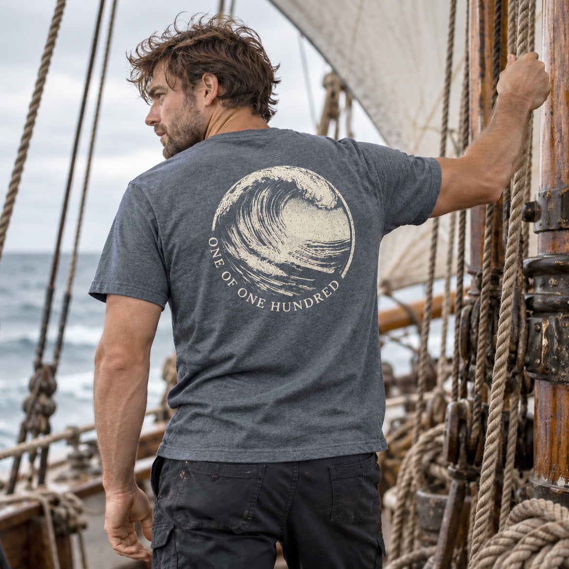 Evelyn T-Shirt - Heather Navy
