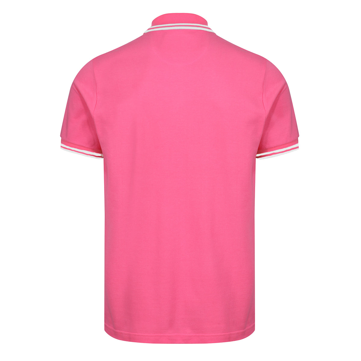 Rear view of Axel Polo in pink by Sauce & Brown