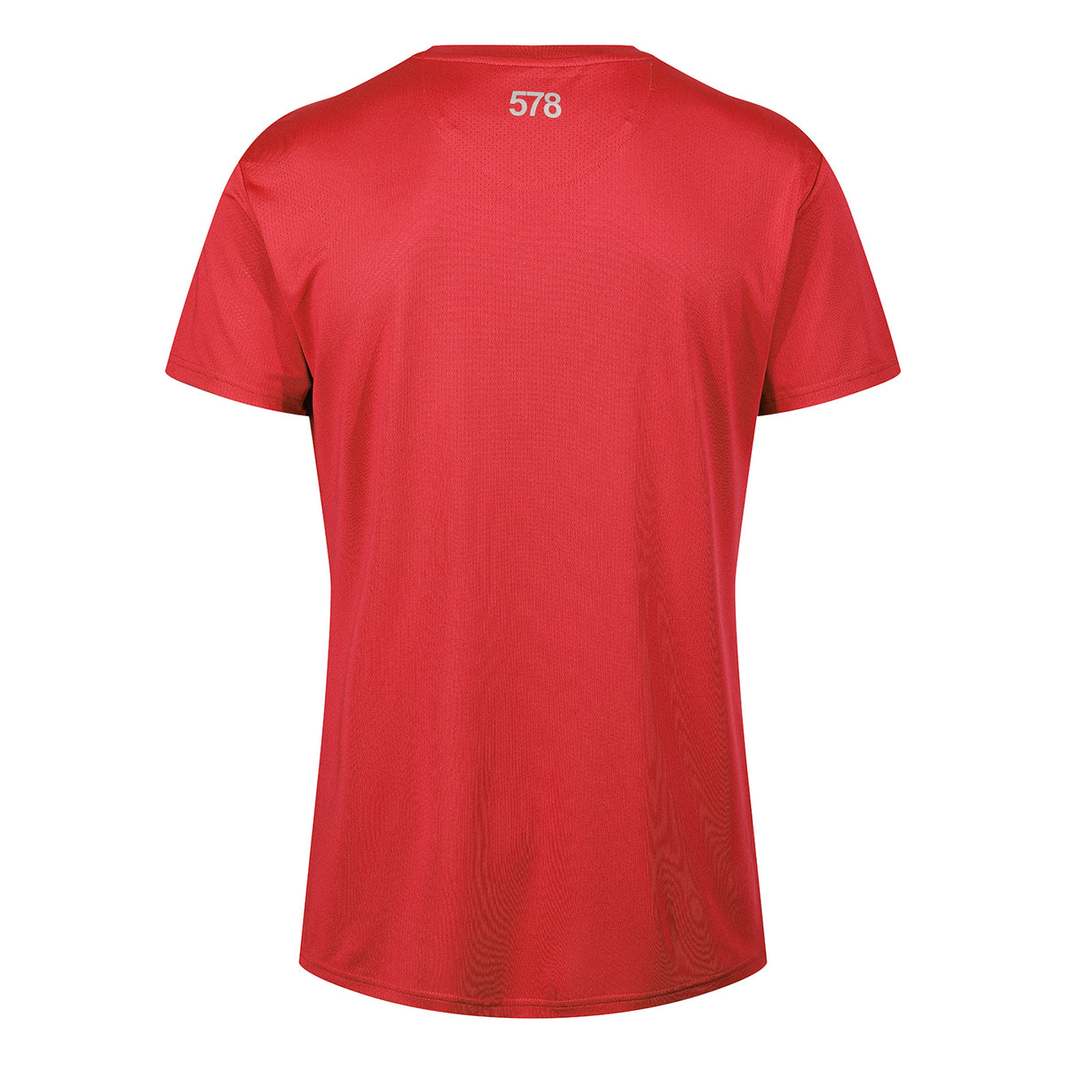 Rear view of Trent Sports Top in red by Sauce & Brown