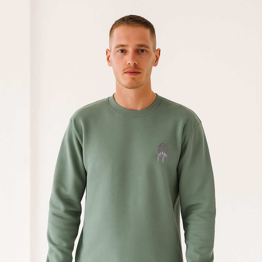 Pitch Crewneck Sweater — Green