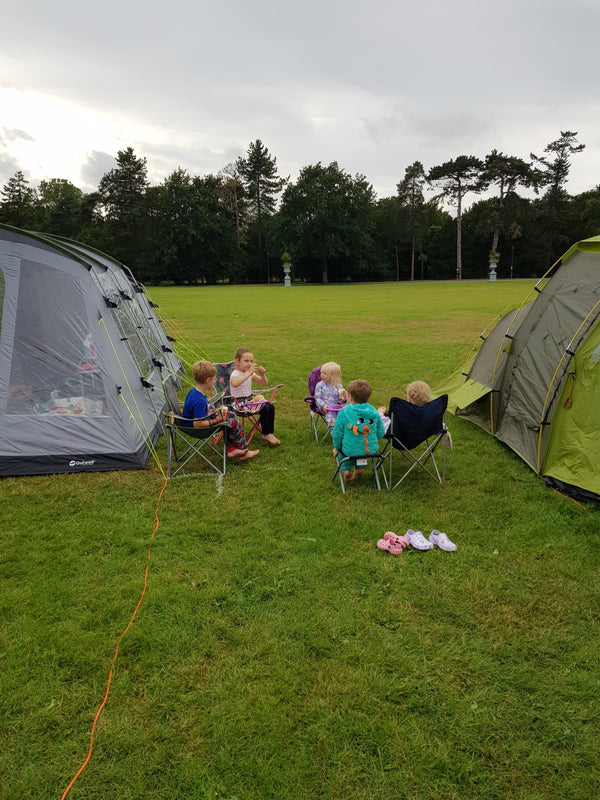 Camping with 2 Adults, 2 Children and 2 dogs