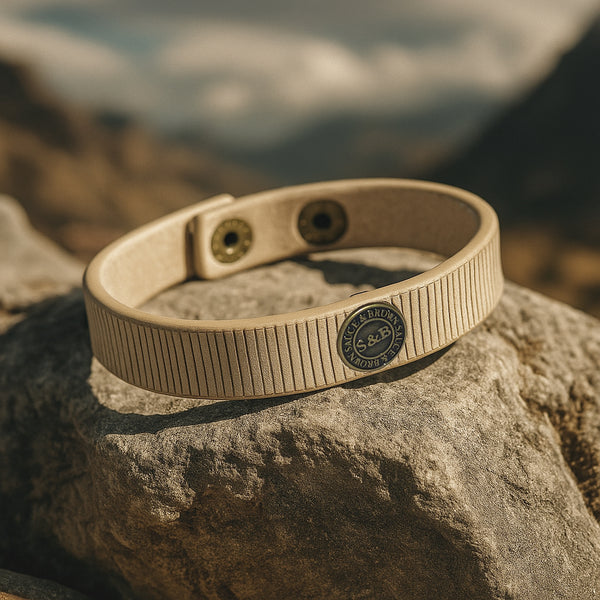 Beige Leather Band