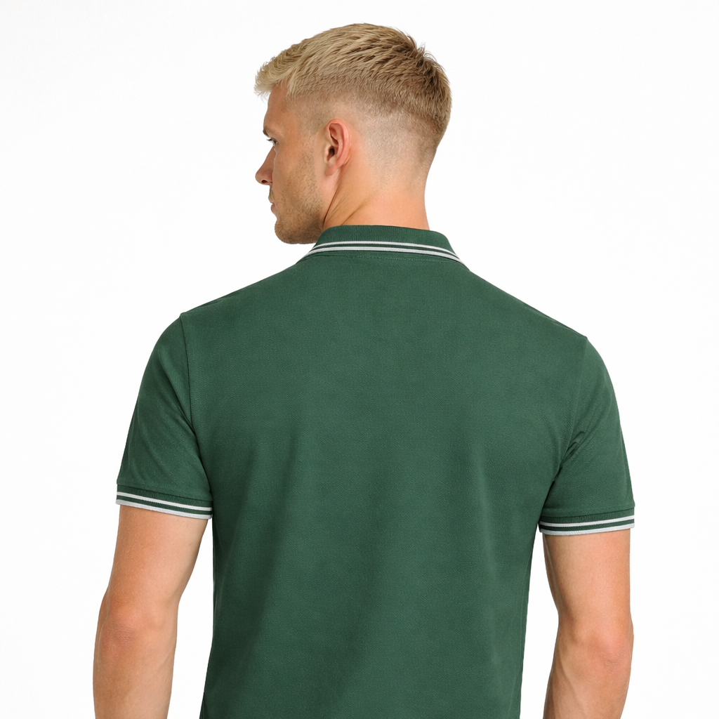 Tuck Polo — Forest Green