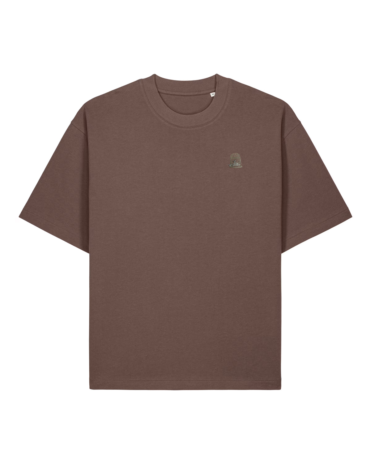 Sauce & Brown Dune oversized T-shirt in mocha – front product view