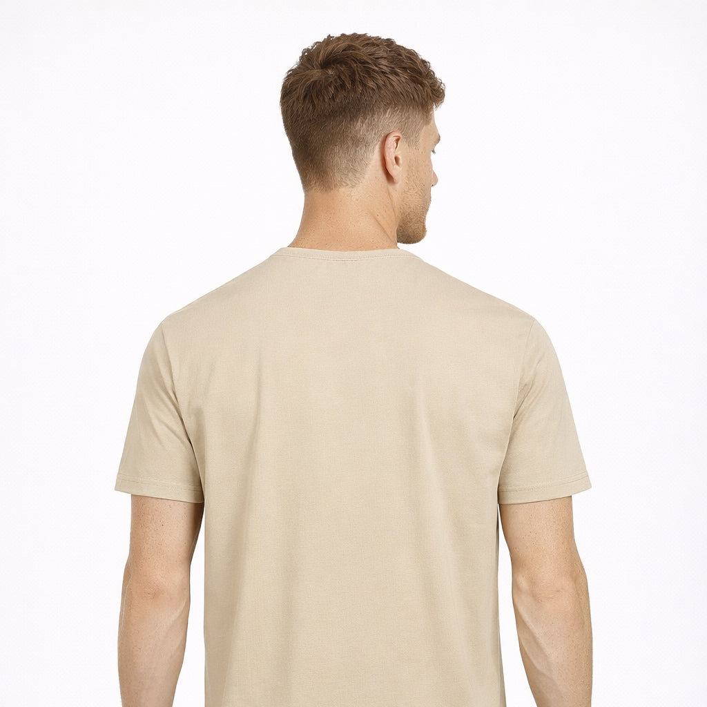 Norton T-Shirt — Classic Form in Soft Neutral