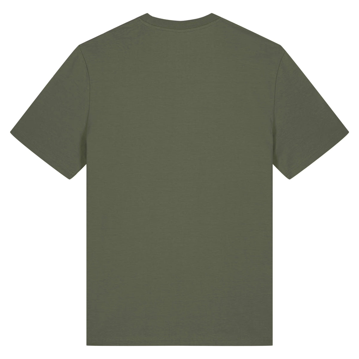 Rear view of the Sauce & Brown Outland khaki T-Shirt.