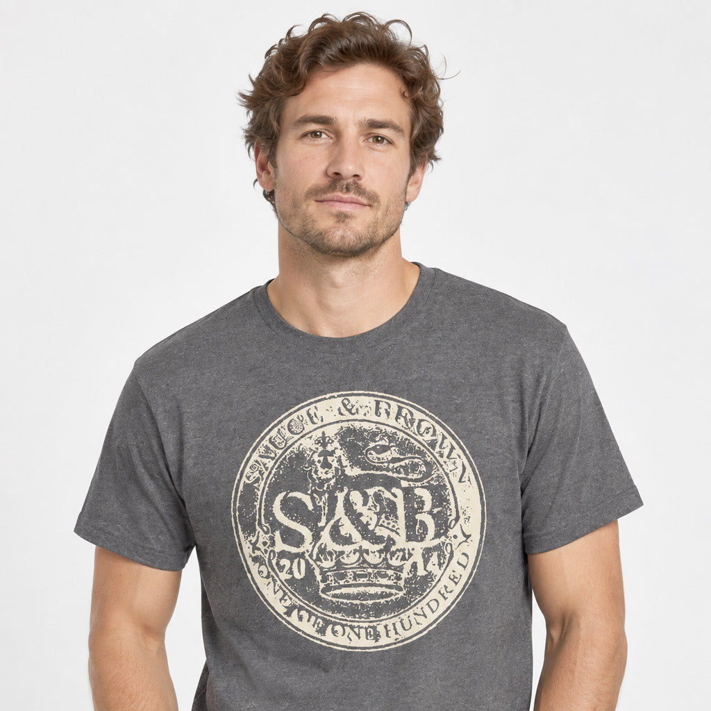 Re-Coin T-Shirt - Heather Black