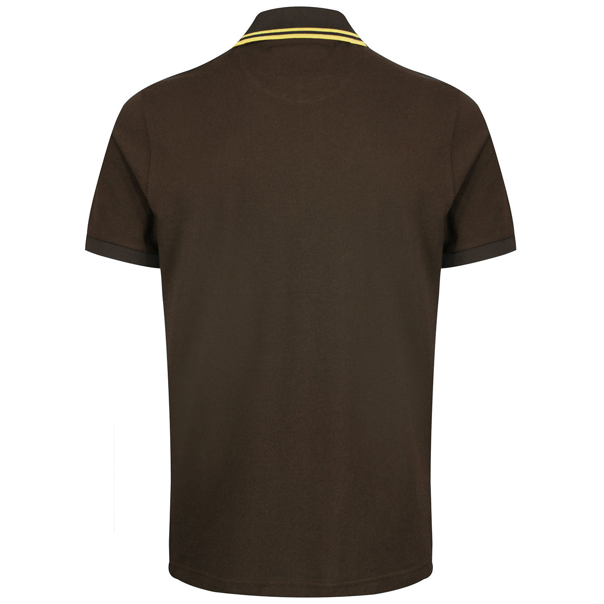 Rear view of Faith Polo in brown by Sauce & Brown