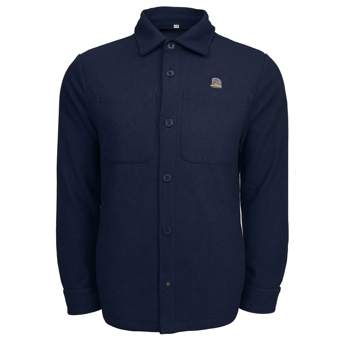 Front view of North Jacket in navy by Sauce & Brown