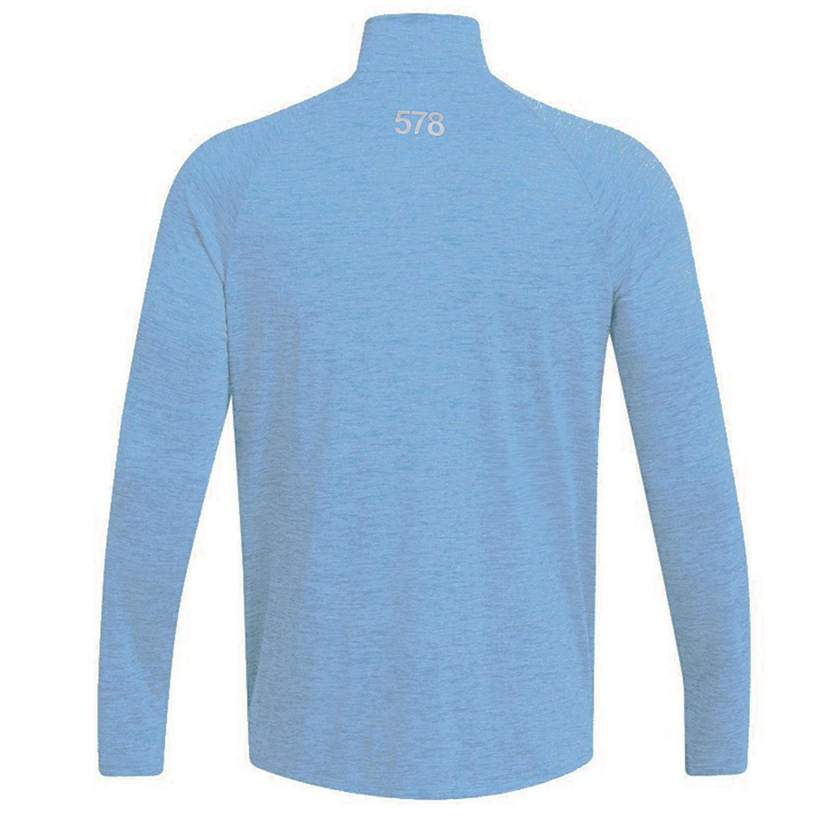 Rear view of Nova Sports Top in sky blue by Sauce & Brown